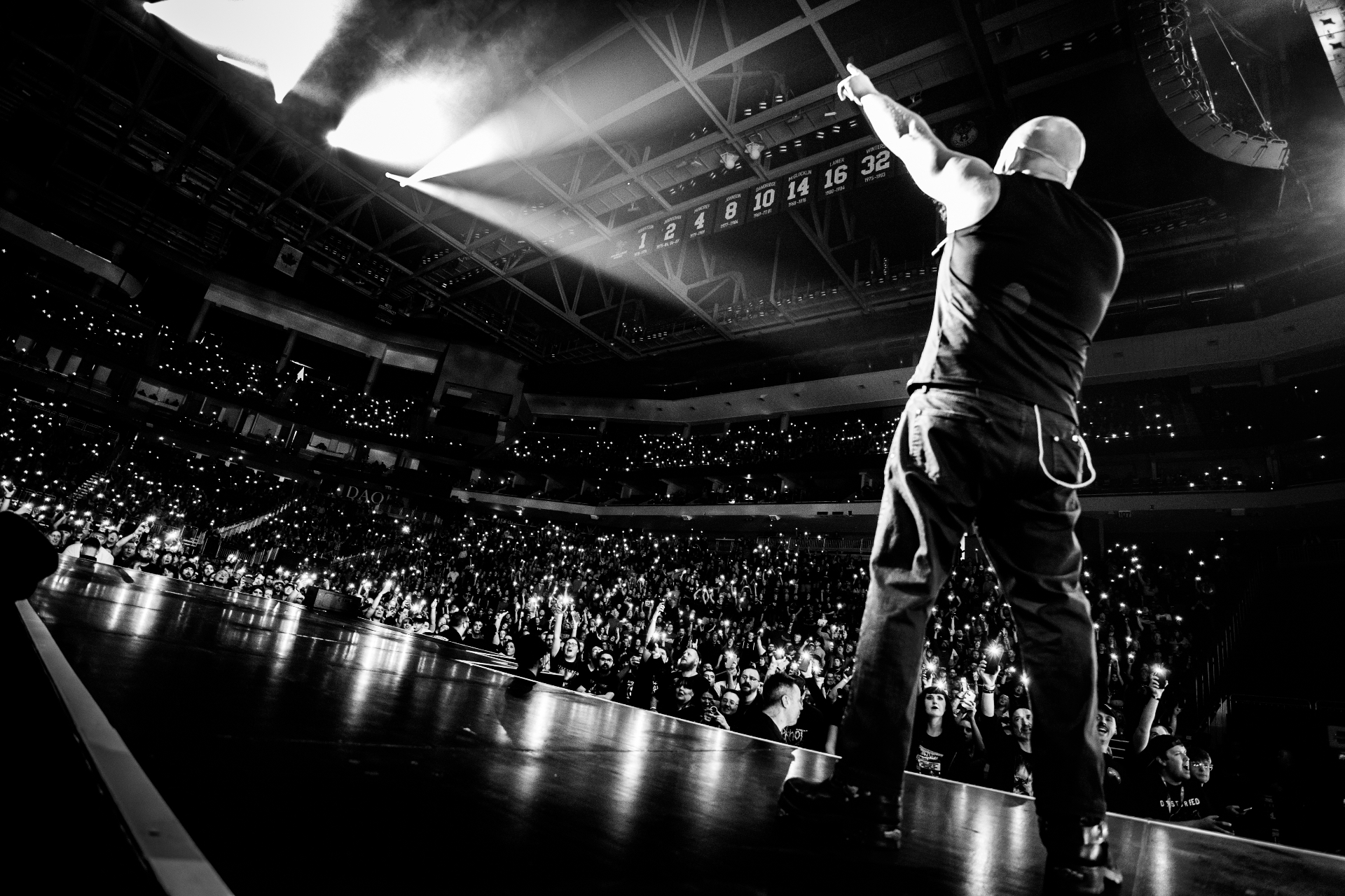 Vocalist facing sold-out arena